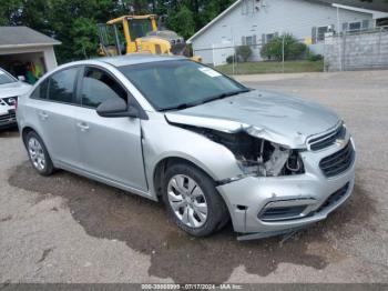  Salvage Chevrolet Cruze