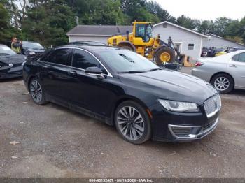  Salvage Lincoln MKZ