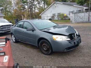  Salvage Pontiac G6