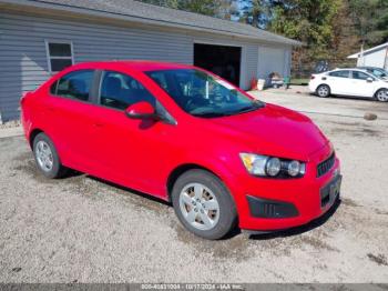  Salvage Chevrolet Sonic