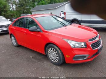  Salvage Chevrolet Cruze