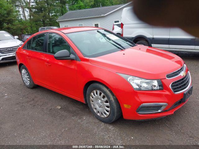  Salvage Chevrolet Cruze