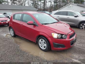  Salvage Chevrolet Sonic