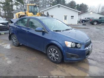  Salvage Chevrolet Sonic