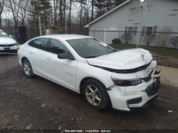  Salvage Chevrolet Malibu