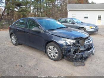  Salvage Chevrolet Cruze