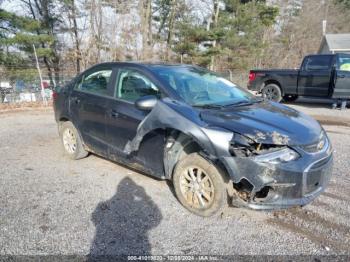  Salvage Chevrolet Sonic