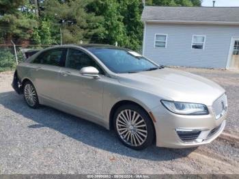  Salvage Lincoln MKZ