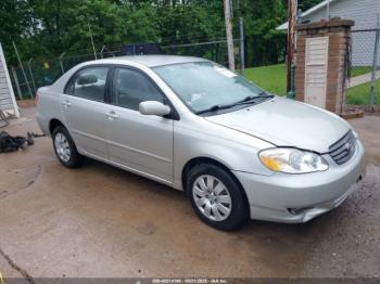  Salvage Toyota Corolla