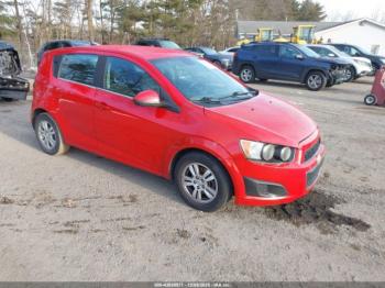  Salvage Chevrolet Sonic