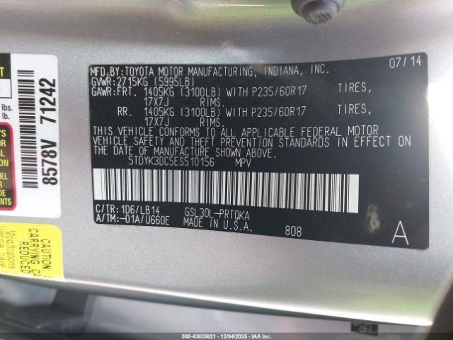 Toyota Sienna Xle V6 8 Passenger Image 16