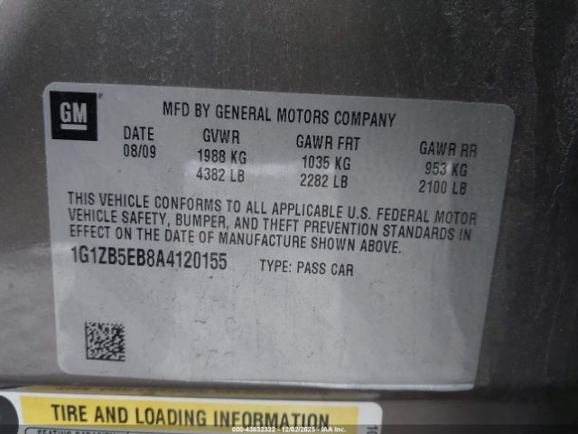 Chevrolet Malibu Ls Image 9