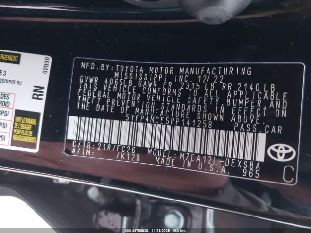 Toyota Corolla Se Image 14