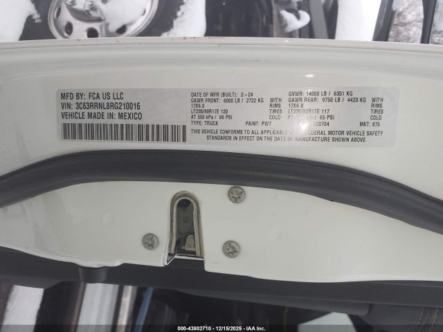 Ram 3500 Limited Longhorn  4x4 6'4 Box Image 3