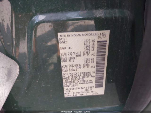 Nissan Frontier Sv 4x4 Image 18