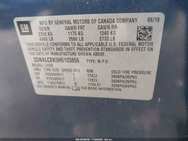 Chevrolet Equinox Lt Image 8