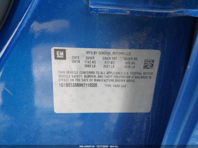 Chevrolet Cruze Lt Auto Image 7