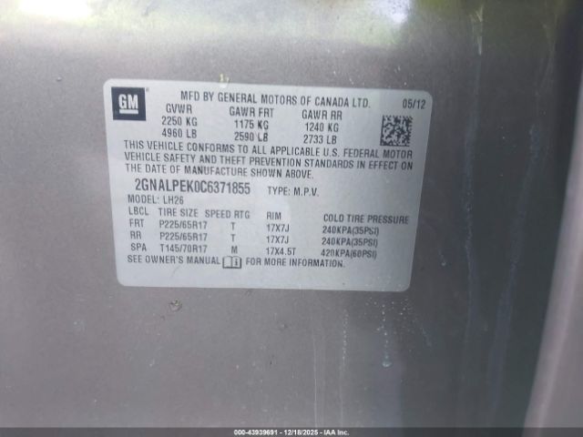 Chevrolet Equinox 2lt Image 15