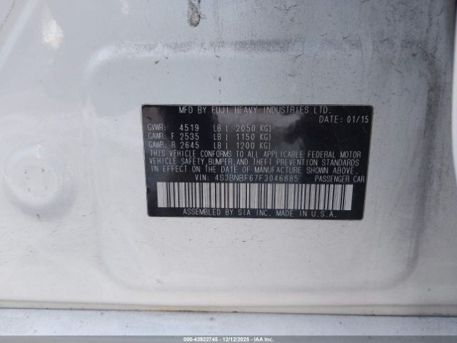 Subaru Legacy 2.5i Premium Image 9