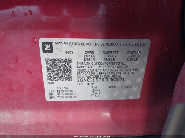 Chevrolet Trax Lt Image 13