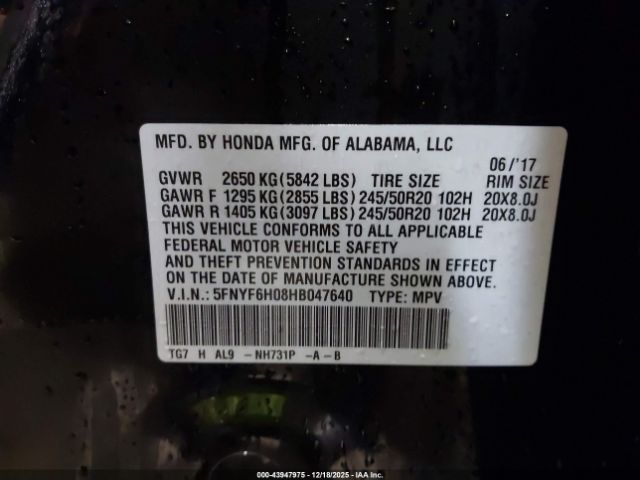 Honda Pilot Elite Image 13