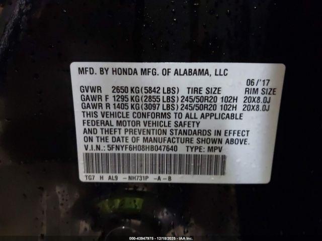 Honda Pilot Elite Image 13