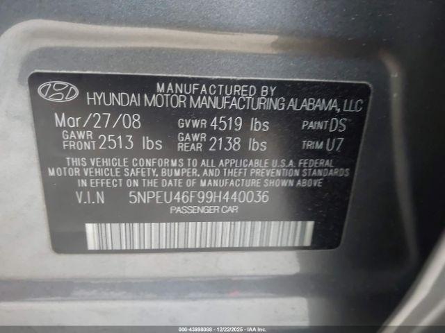 Hyundai SONATA Se V6 Image 9