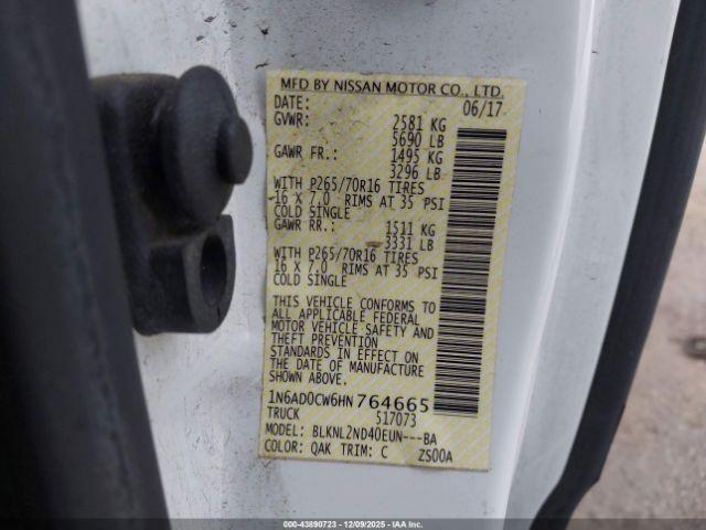 Nissan Frontier Sv Image 10