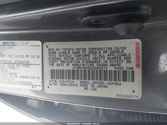 Toyota Camry Se Image 10