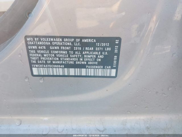 Volkswagen Passat 2.5l Sel Premium Image 7