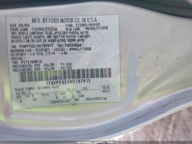 Ford Taurus Se Image 11