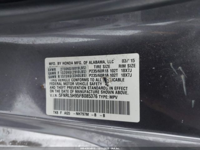 Honda Odyssey Image 17