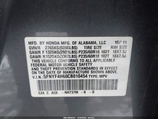 Honda Pilot Ex-l Image 7