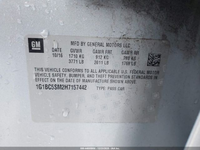 Chevrolet Cruze Ls Auto Image 9