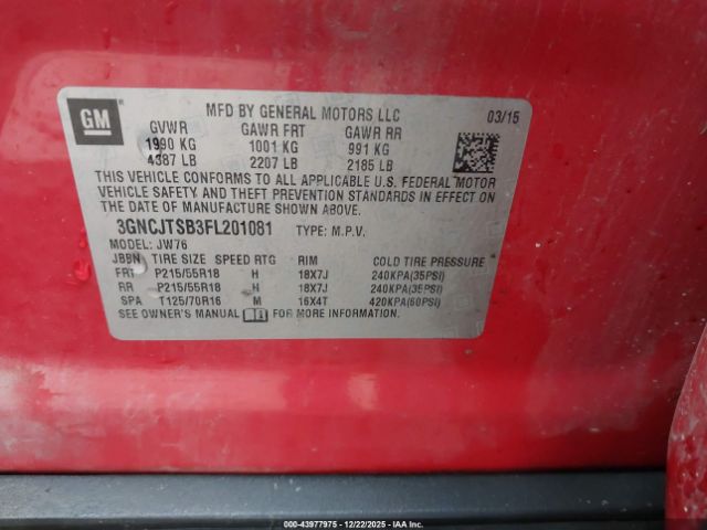 Chevrolet Trax Ltz Image 19