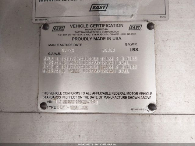 East Manufacturing End Dump Trailer Image 7