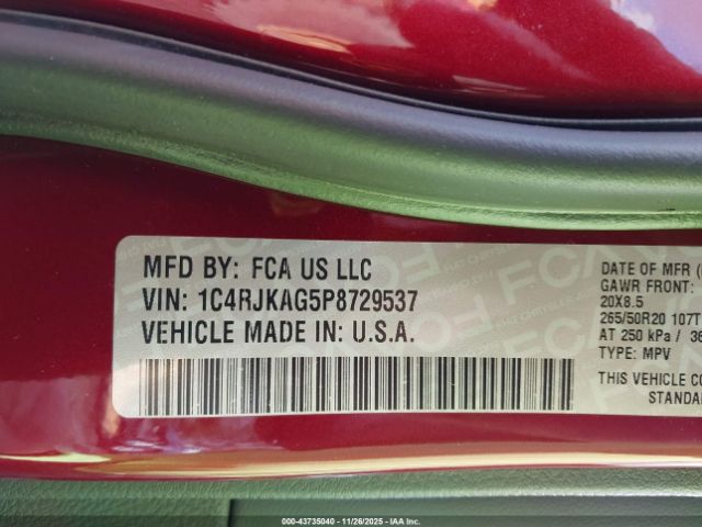 Jeep Grand Cherokee Altitude 4x4 Image 11