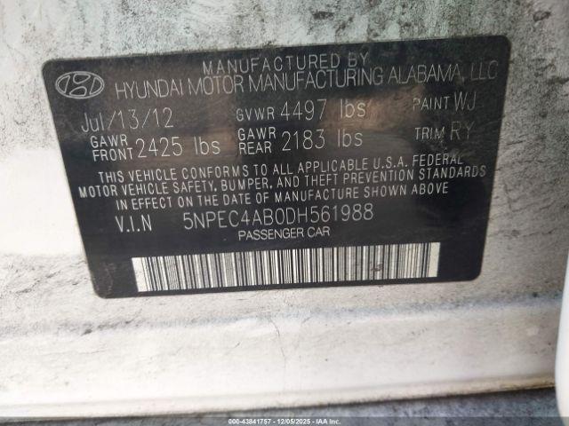 Hyundai SONATA Limited 2.0t Image 8