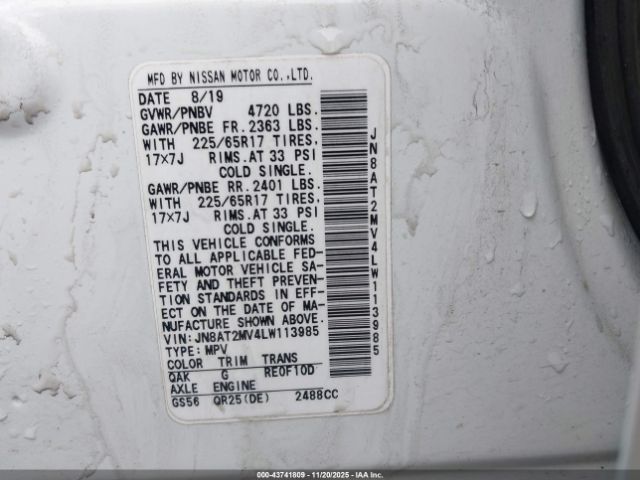 Nissan Rogue Sv Intelligent Awd Image 12