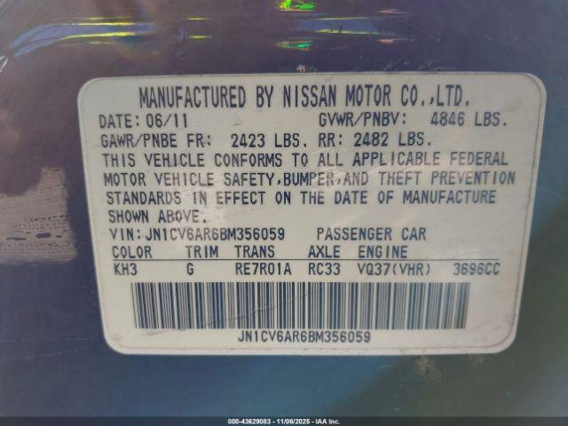 INFINITI G37x Image 5