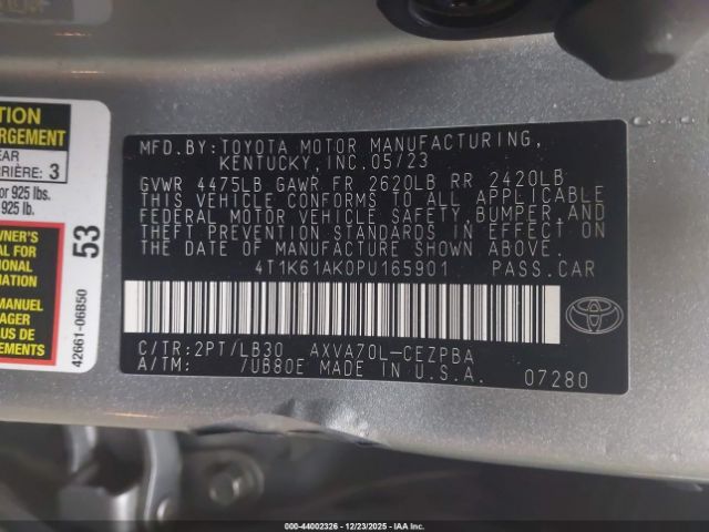 Toyota Camry Xse Image 13